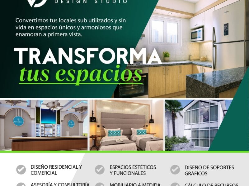 Transforma tus ESPACIOS