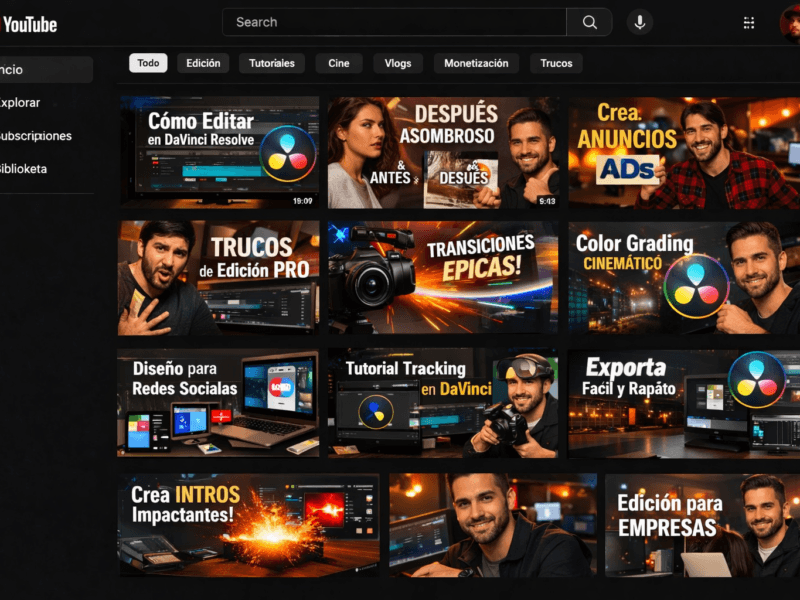 Ediciones de videos para Redes Sociales