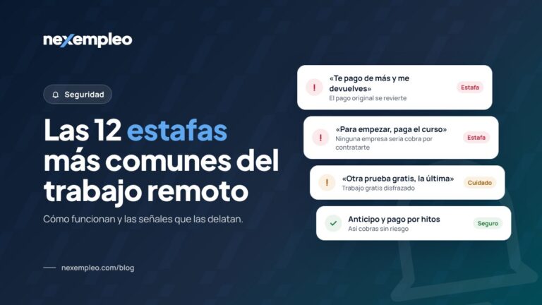 Alertas de estafas en el trabajo remoto: pago de más, prueba gratis eterna y oferta que pide dinero