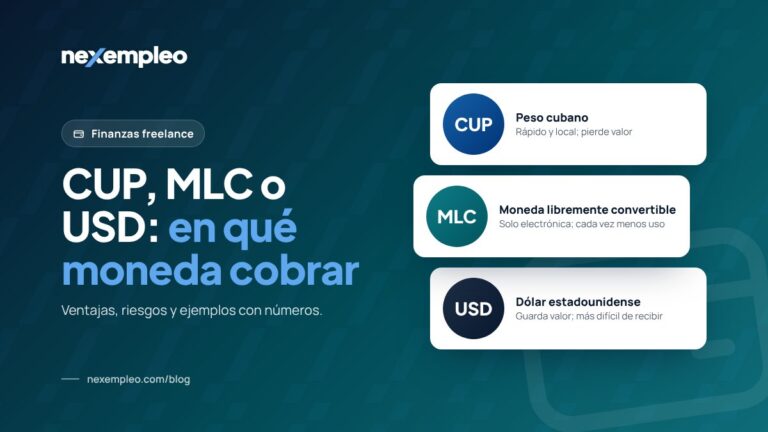 Tres monedas, CUP, MLC y USD, para decidir en qué moneda cobrar tus servicios en Cuba