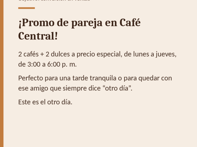 Copywriting para redes sociales y pequeños negocios